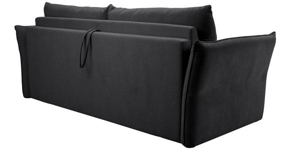 SCHLAFSOFA Webstoff Anthrazit  - Anthrazit/Schwarz, KONVENTIONELL, Kunststoff/Textil (220/89/104cm) - Carryhome