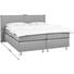 BOXSPRINGBETT 180/200 cm INKL. Matratze, Topper - Chromfarben/Rot, KONVENTIONELL, Leder/Textil (180/200cm) - Esposa BOXSPRINGBETT 180/200 cm INKL. Matratze, Topper - Chromfarben/Rot, KONVENTIONELL, Leder/Textil (180/200cm) - Esposa