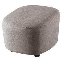 HOCKER Webstoff Grau  - Schwarz/Grau, Design, Kunststoff/Textil (54/41/57cm) - SetOne by Musterring