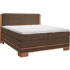 BOXSPRINGBETT 180/200 cm  in Braun, Buchefarben  - Buchefarben/Braun, Natur, Holz/Textil (180/200cm) - Linea Natura