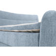 BOXSPRINGBETT 180/200 cm  in Hellblau  - Chromfarben/Hellblau, KONVENTIONELL, Textil/Metall (180/200cm) - Esposa