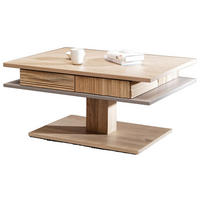 COUCHTISCH in Holzwerkstoff, Holz 90/70/45-63 cm  - Taupe/Wildeiche, Natur, Holz/Holzwerkstoff (90/70/45-63cm) - Voglauer