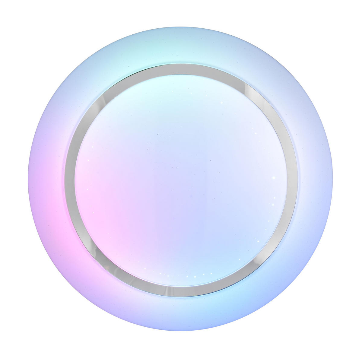 LED-DECKENLEUCHTE Rainbow  Smart 50/9 cm   - Weiß, LIFESTYLE, Kunststoff/Metall (50/9cm) - Novel