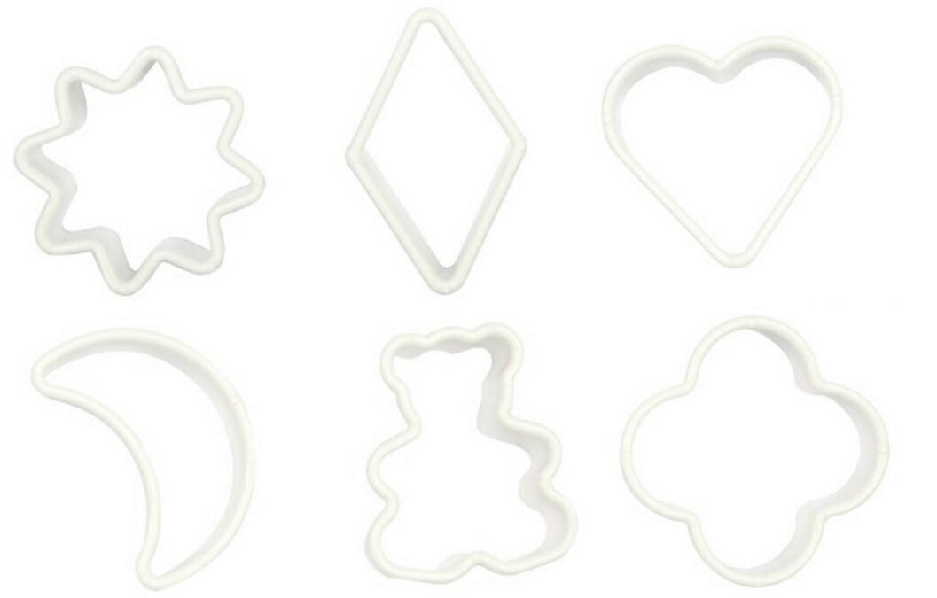 MODELČEK ZA PIŠKOTE - bela, Basics, umetna masa - Fackelmann