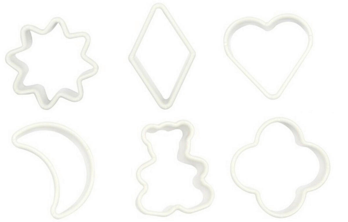 MODELČEK ZA PIŠKOTE - bela, Basics, umetna masa - Fackelmann