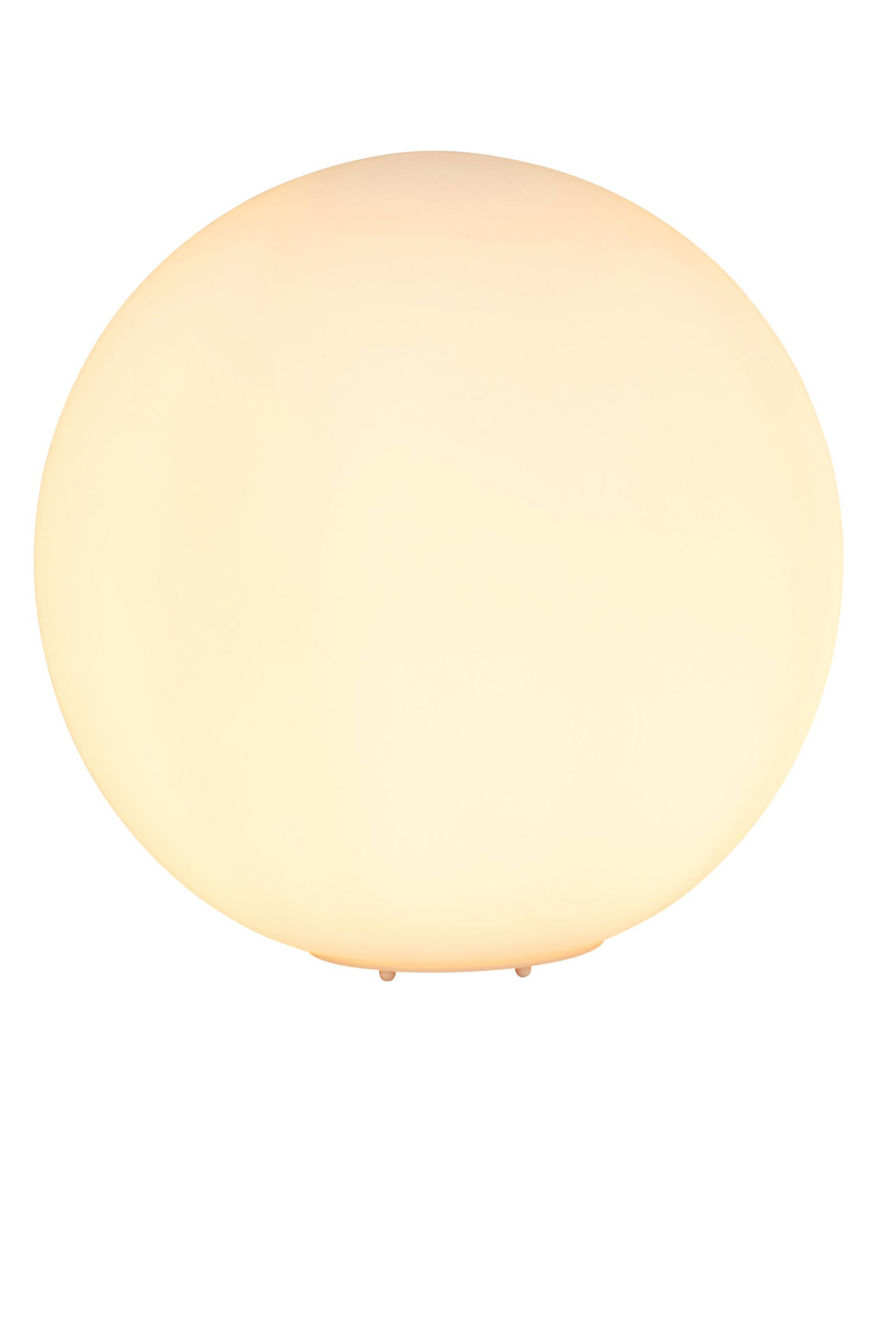 TISCHLEUCHTE Oakland 30 cm  - Weiß, Basics, Glas/Kunststoff (30cm) - Novel