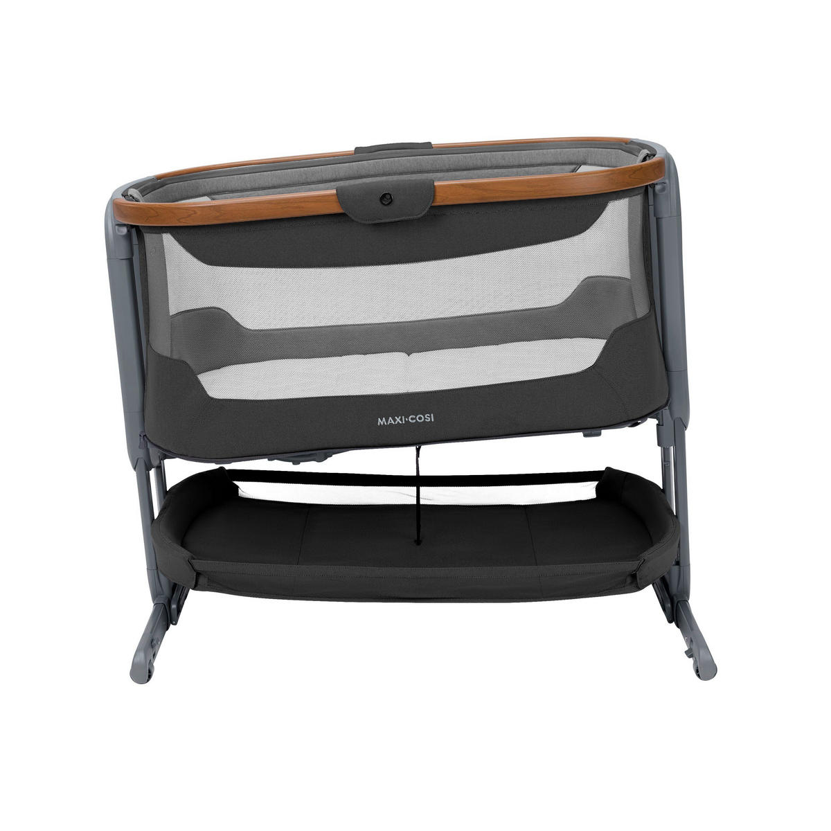 BEISTELLBETT Iora Pro   - Grau, Basics, Naturmaterialien/Kunststoff (57/68,8-82/94cm) - Maxi-Cosi