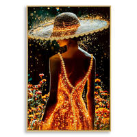LEINWANDBILD  - Goldfarben, Basics, Holz/Kunststoff (62/92/3.5cm)