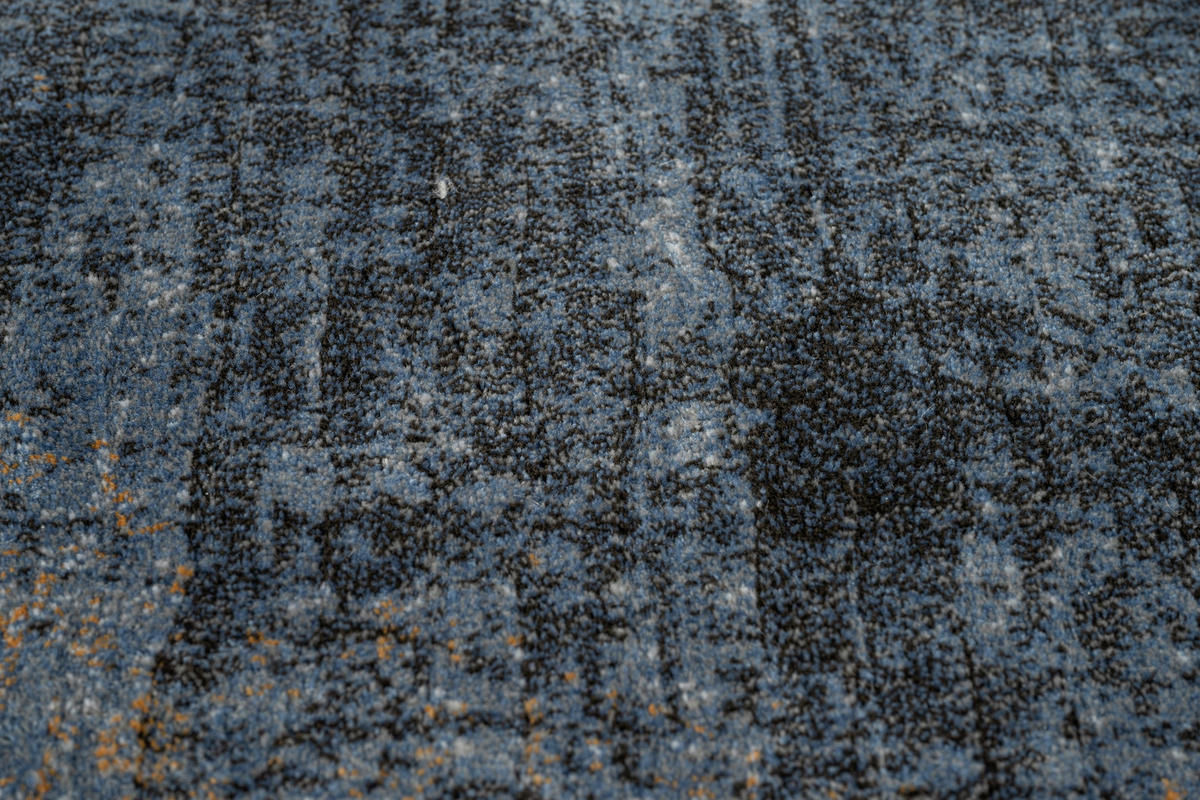 WEBTEPPICH  Wohnzimmer 200/290 cm Argentum Blau, Orange  - Blau/Orange, Design, Kunststoff/Textil (200/290cm) - Novel