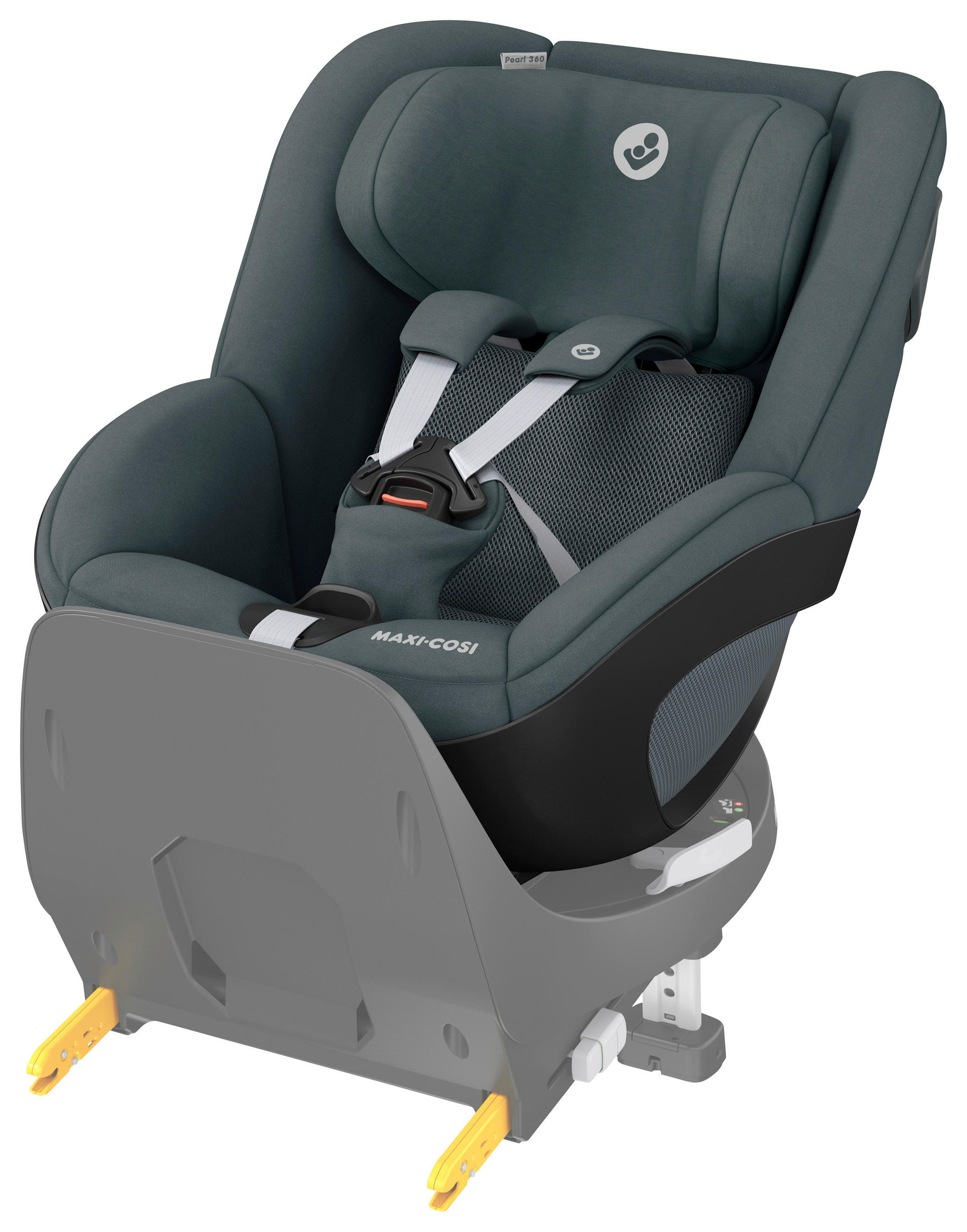 REBOARDER-KINDERSITZ Pearl 360  - Dunkelgrau, Basics, Kunststoff/Textil (43/49,8/67,4cm) - Maxi-Cosi