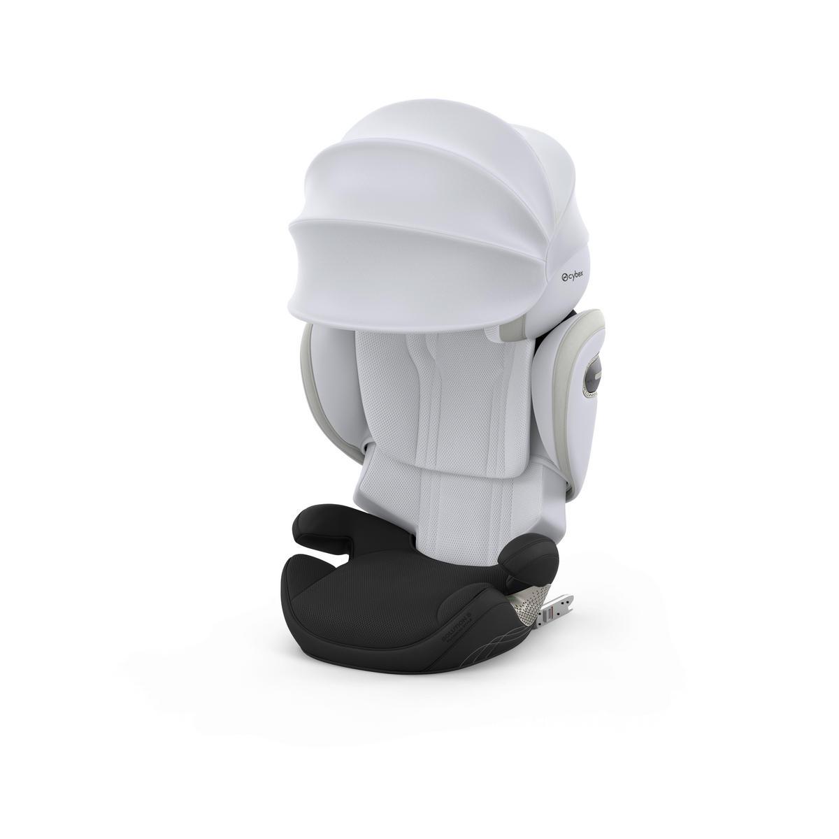 KINDERAUTOSITZ Solution S Style Misty Grey  - Hellgrau, Basics, Kunststoff/Textil (42/49,5/61cm) - cybex PLATINUM