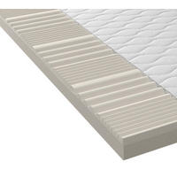 KOMFORTSCHAUMMATRATZE 80/200 cm Höhe ca. 12 cm 7 -Zonen - Weiß, Basics, Textil (80/200cm) - Xora