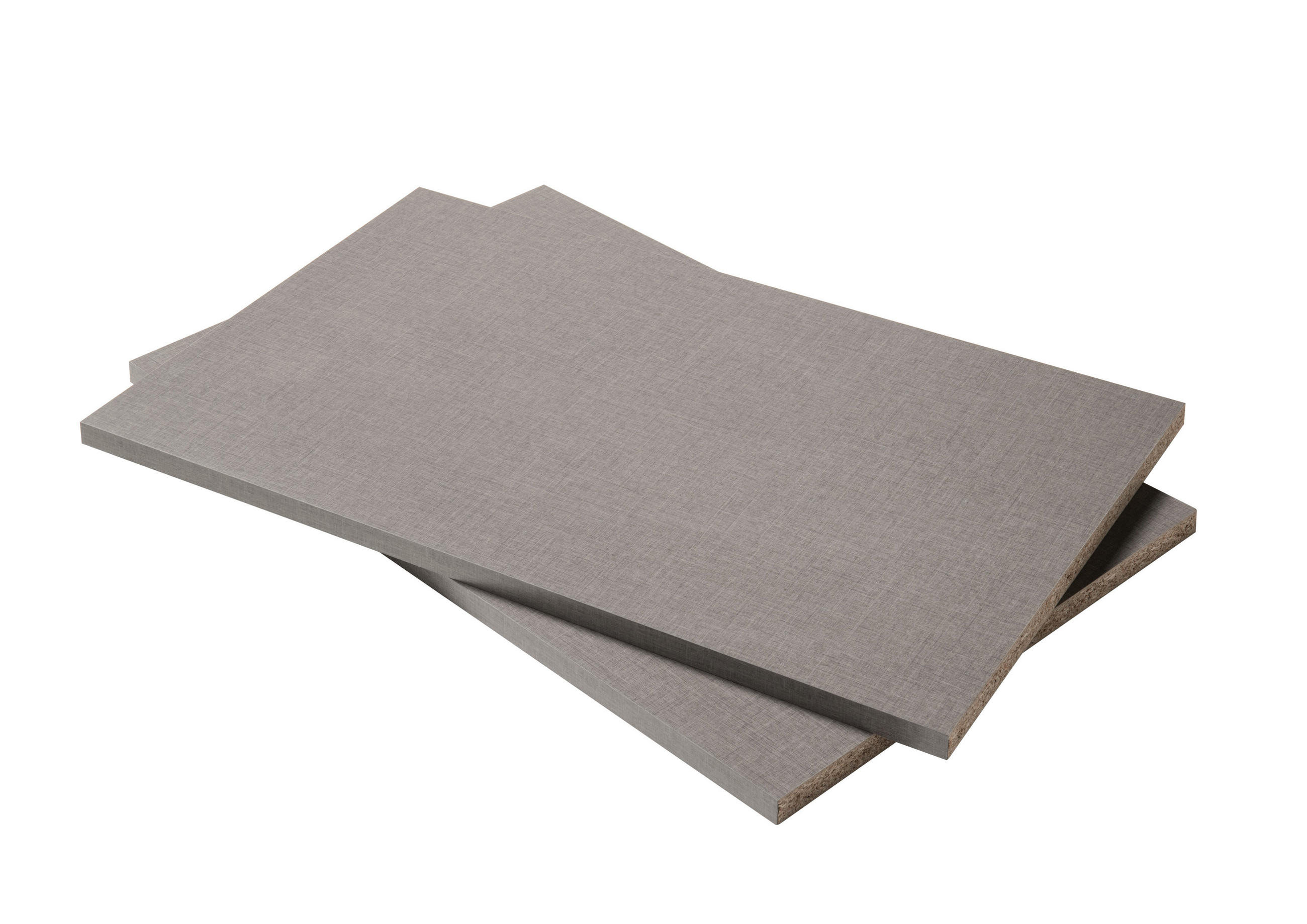 SET DE RAFTURI DETAȘABILE in gri  - gri, Trend, material pe bază de lemn (82,7/1,5/48cm) - Ti'me