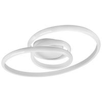 LED-DECKENLEUCHTE 53/17/43 cm   - Weiß, Design, Metall (53/17/43cm) - P & B