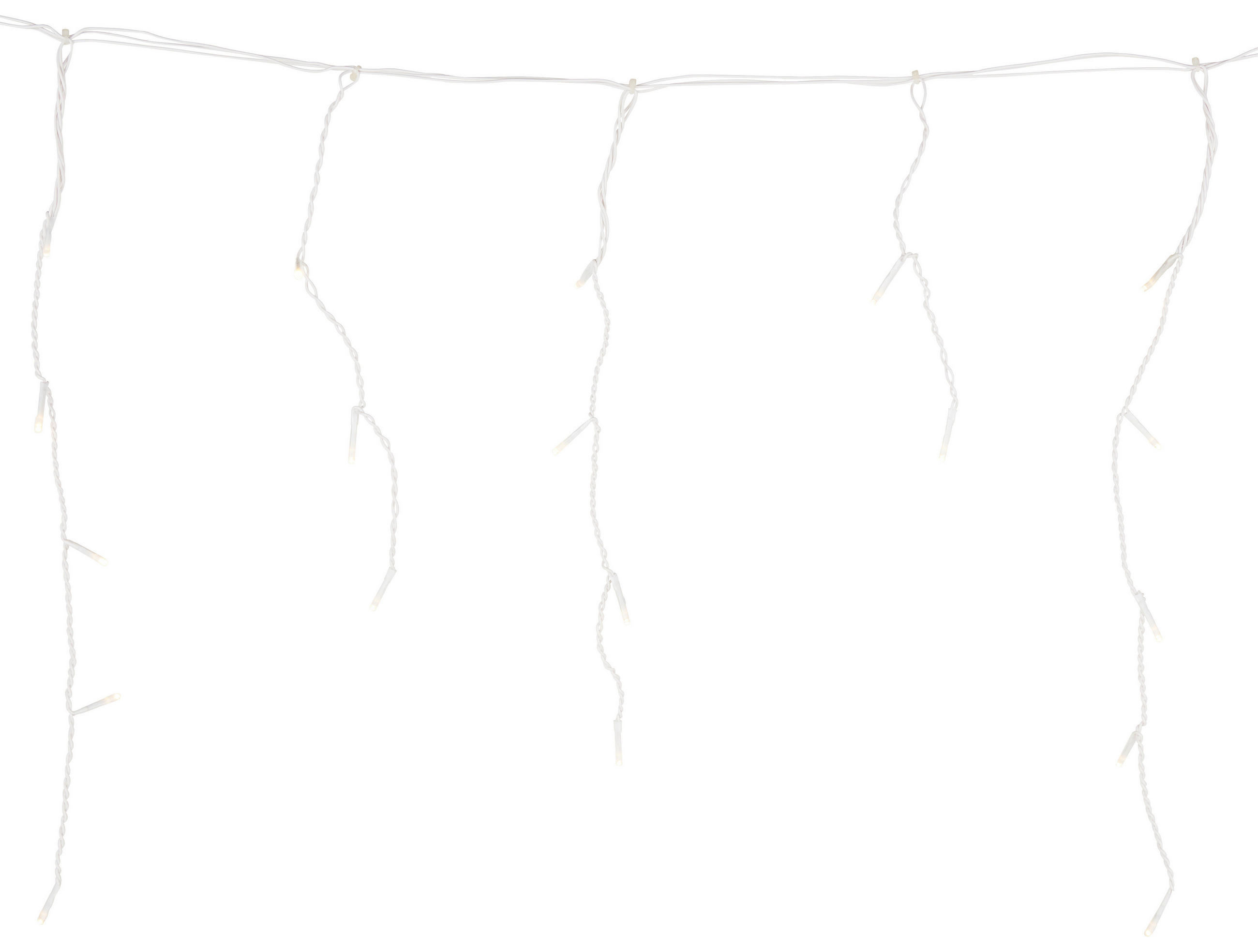 LICHTERKETTE 750 cm  - Weiß, KONVENTIONELL, Kunststoff (750cm)
