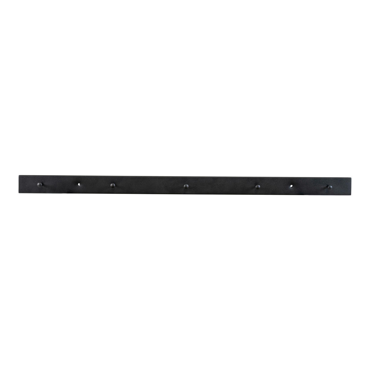HAKENLEISTE  in Schwarz  - Schwarz, Basics, Metall (70/4/4cm) - MID.YOU