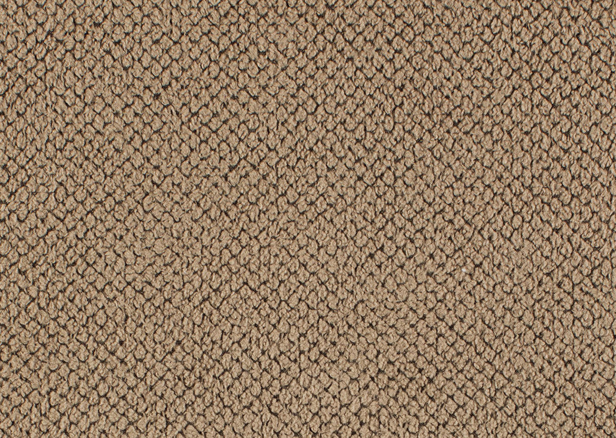 SCHLAFSOFA in Flachgewebe Hellbraun  - Chromfarben/Hellbraun, Design, Holz/Textil (205/77-93/99cm) - Novel