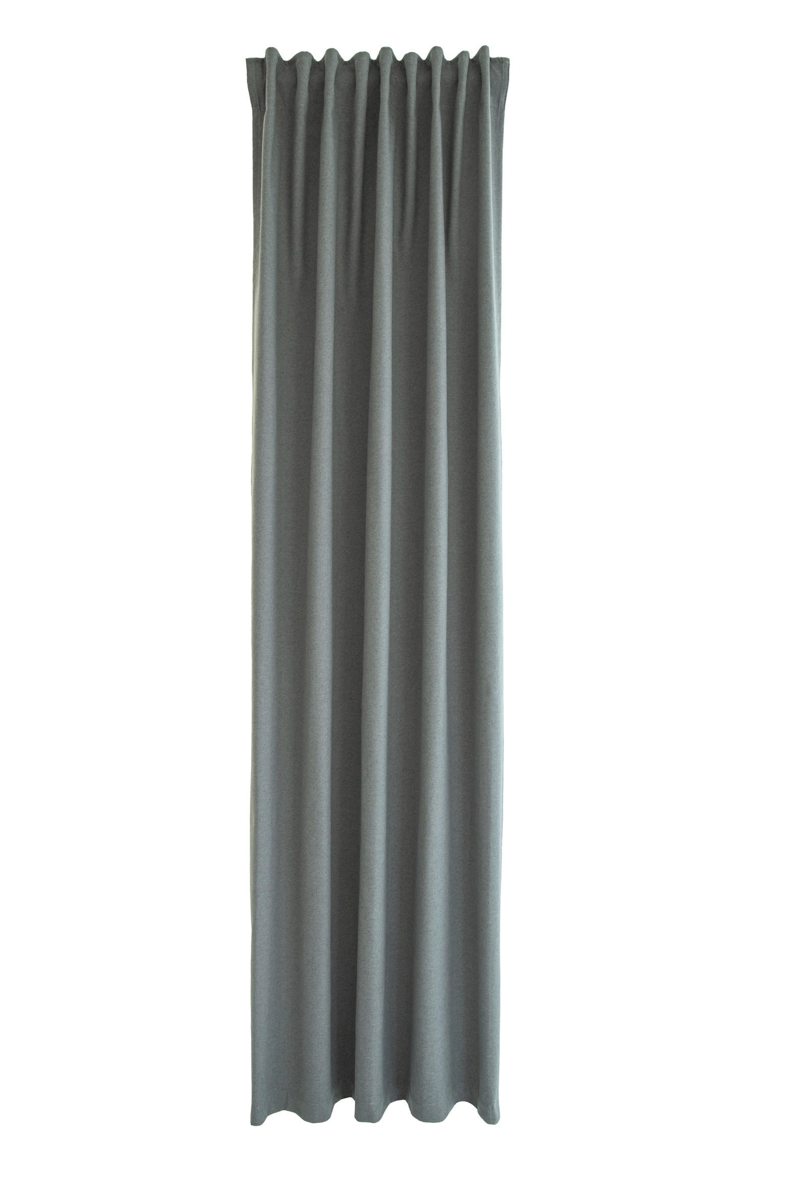 WÄRMESCHUTZVORHANG blickdicht 140/245 cm - Grau, Basics, Textil (140/245cm)