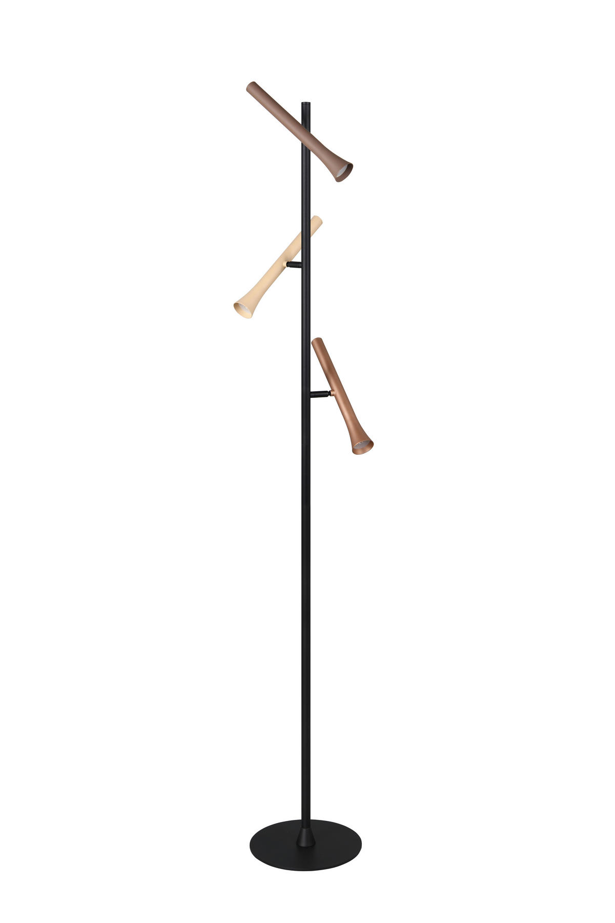 LED-STEHLEUCHTE - Beige/Multicolor, Design, Metall (23/150cm) - Trio Leuchten