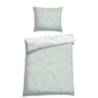 BETTWÄSCHE Flanell 140/200 cm  - Salbeigrün, Design, Textil (140/200cm) - Florella