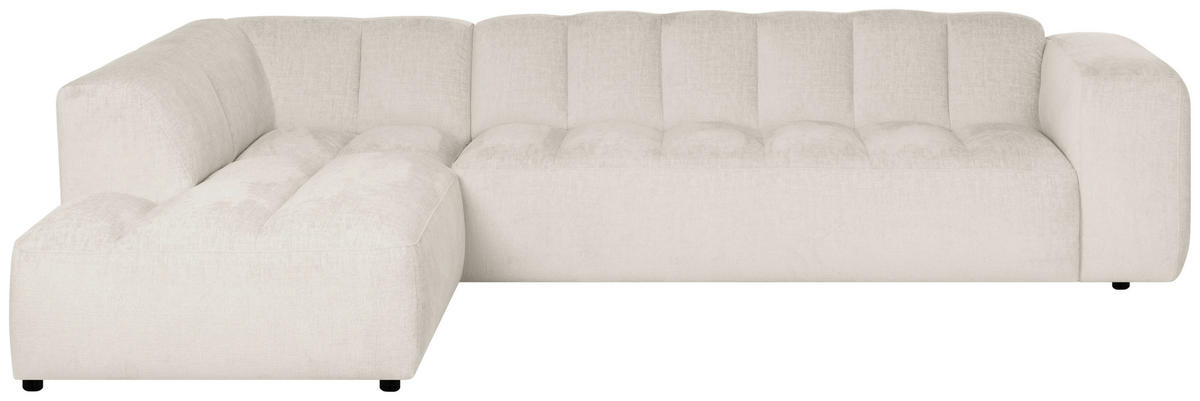 SOFFA i trä, metall, textil beige  - beige/svart, Modern, metall/trä (313/75/105-220cm) - Niels Andersson