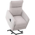 RELAXSESSEL Leinenoptik    - Schwarz/Naturfarben, Design, Textil/Metall (74/101/92cm) - Carryhome