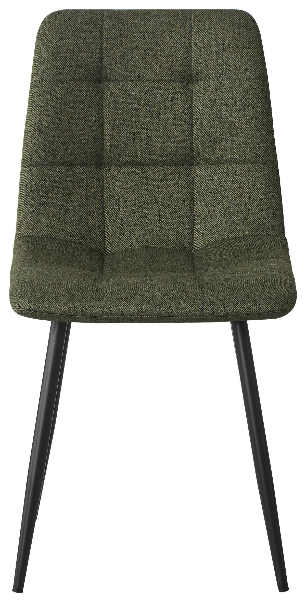 SZÉK fém, textil zöld, fekete  - fekete/zöld, Design, textil/fém (45/86.5/55cm) - Stylife