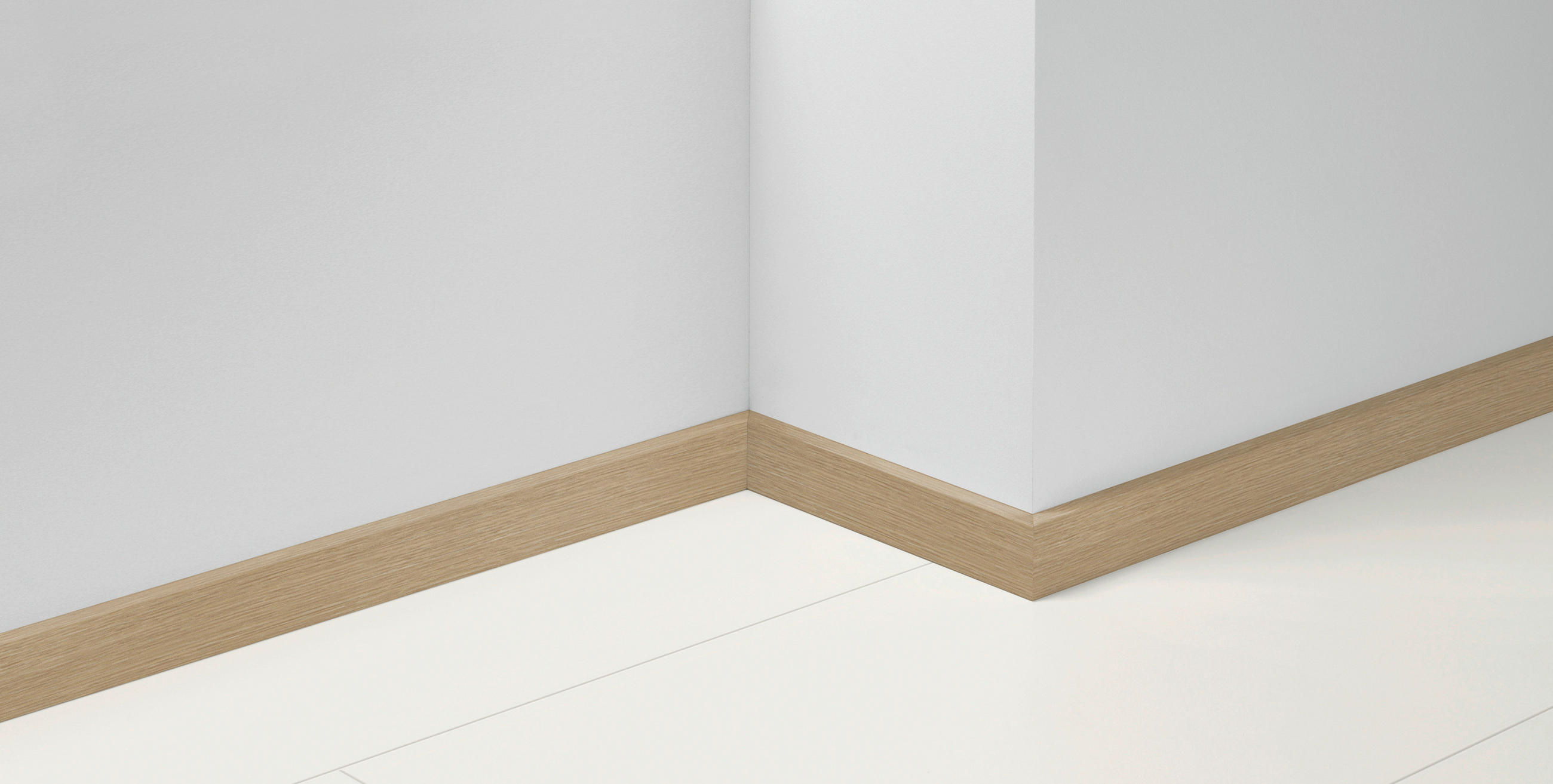 SOCKELLEISTE - Eichefarben/Beige, Basics, Holz (220/1,6/5,0cm) - Parador
