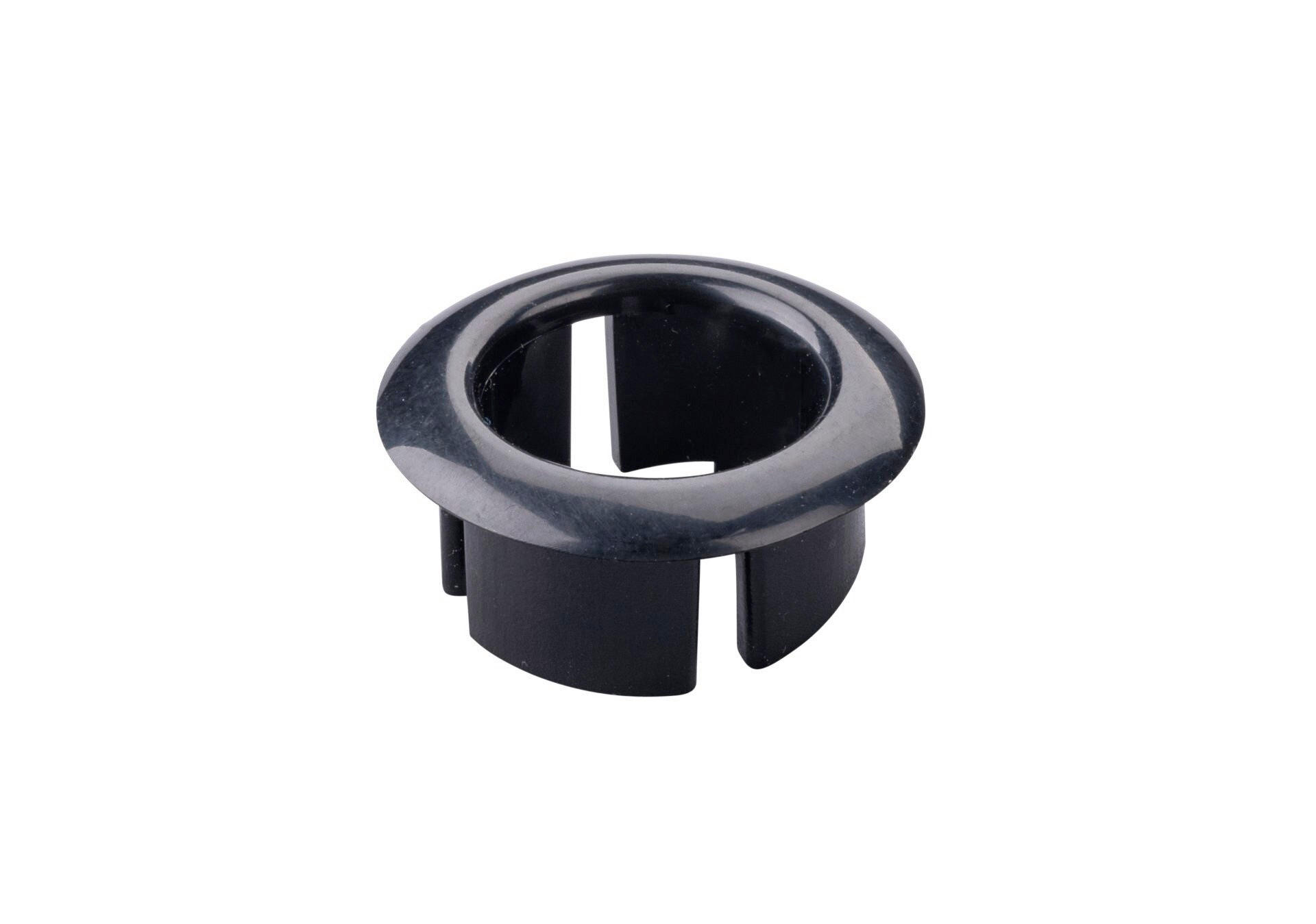 AB- UND ÜBERLAUFGARNITUR ACCESSOIRES  - Schwarz, Basics, Kunststoff (2,5/2,5/1,7cm) - MID.YOU