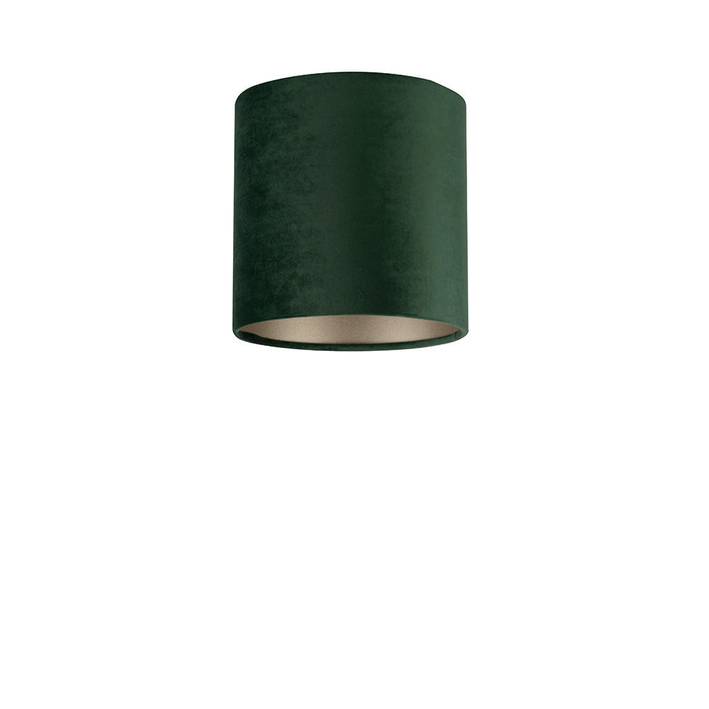 LEUCHTENSCHIRM Chintz 20/18 cm   - Dunkelgrün, Basics, Textil/Metall (20/18cm)