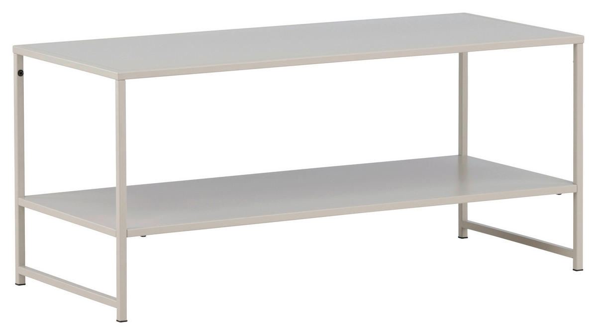 SOFFBORD i metall 102/43/45 cm  - beige, Design, metall (102/43/45cm) - Livetastic