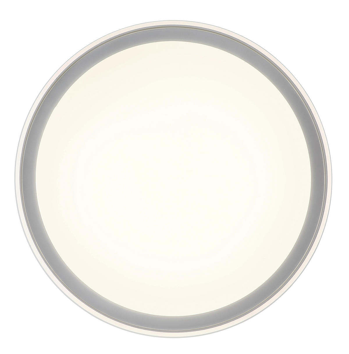 STROPNÍ LED SVÍTIDLO, 50/8 cm  - bílá/barvy stříbra, Design, kov/plast (50/8cm) - Globo