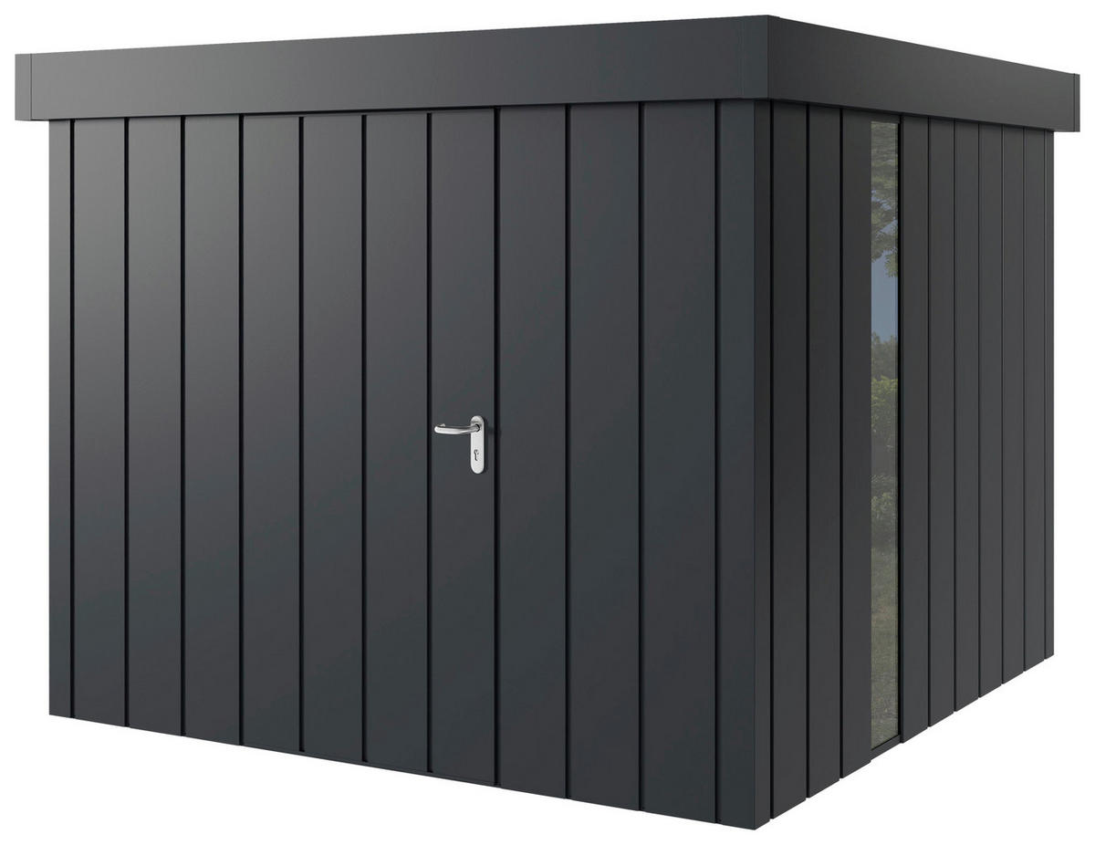 GERÄTEHAUS 229/220/277 cm  - Anthrazit, Basics, Metall (229/220/277cm)