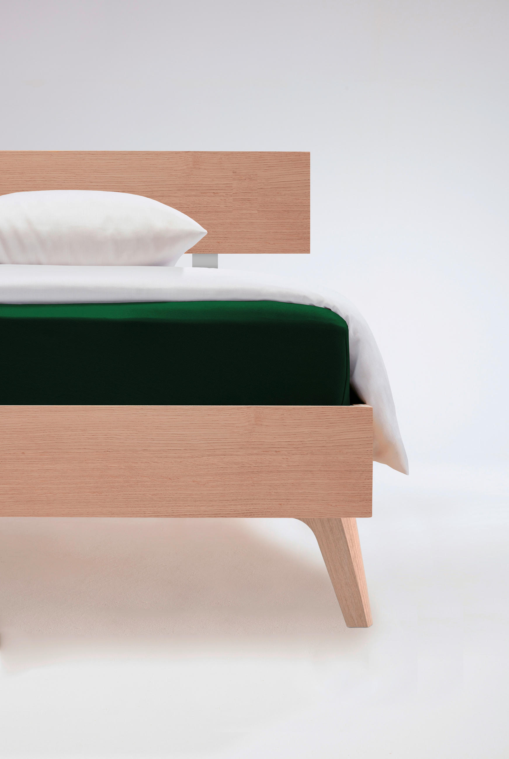 NAPENJALNA RJUHA ELASTO COMFORT 180/200 cm  - temno zelena, Basics, tekstil (180/200cm) - Fleuresse
