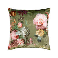 UKRASNI JASTUČIĆ 50/50 cm      FLEUR  - šumska zelena, Basics, tekstil (50/50cm) - Essenza