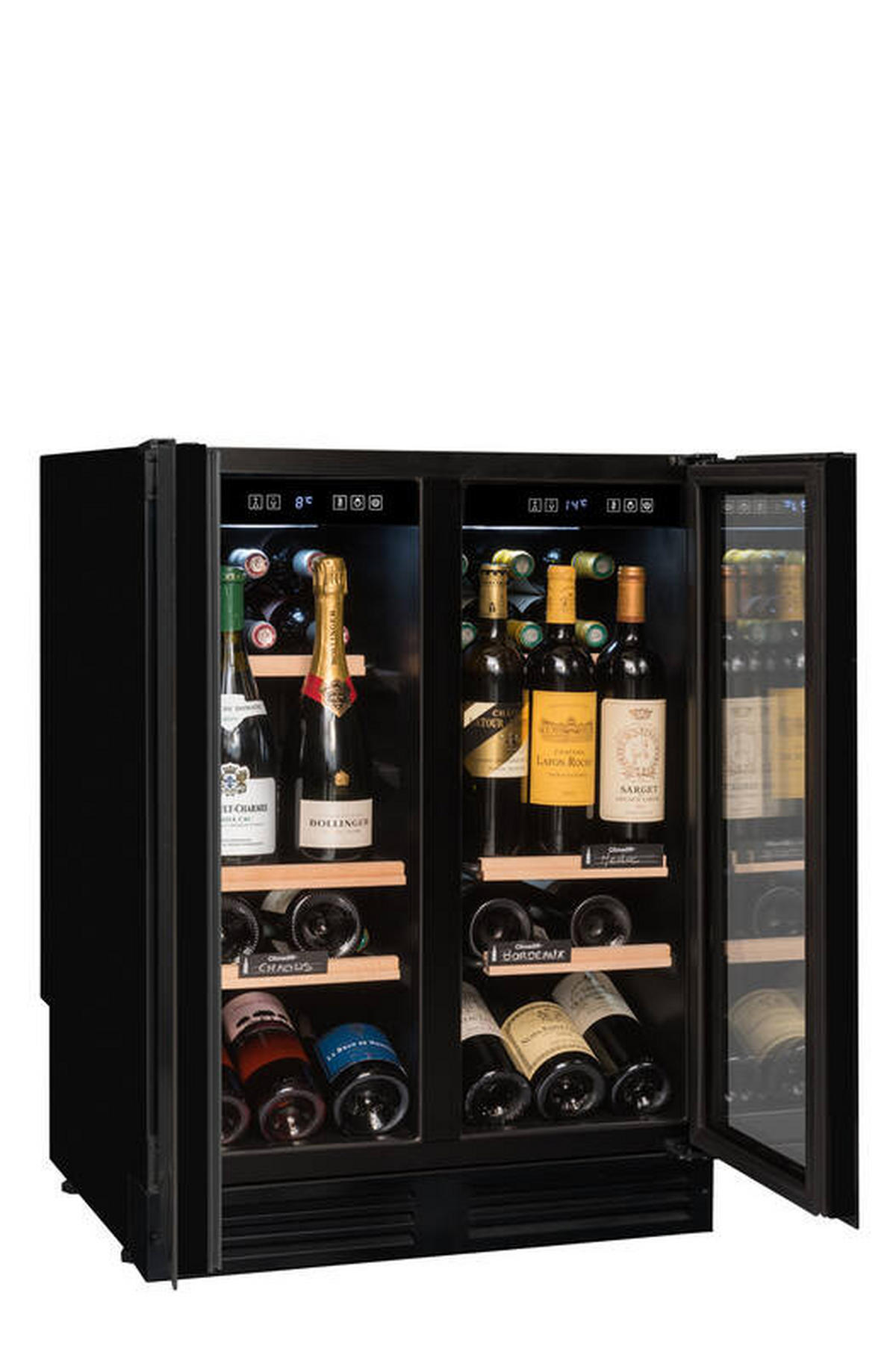 WEINKÜHLSCHRANK AVU49DPB1  - Basics, Glas/Holz (59,5/81,7/57,4cm)