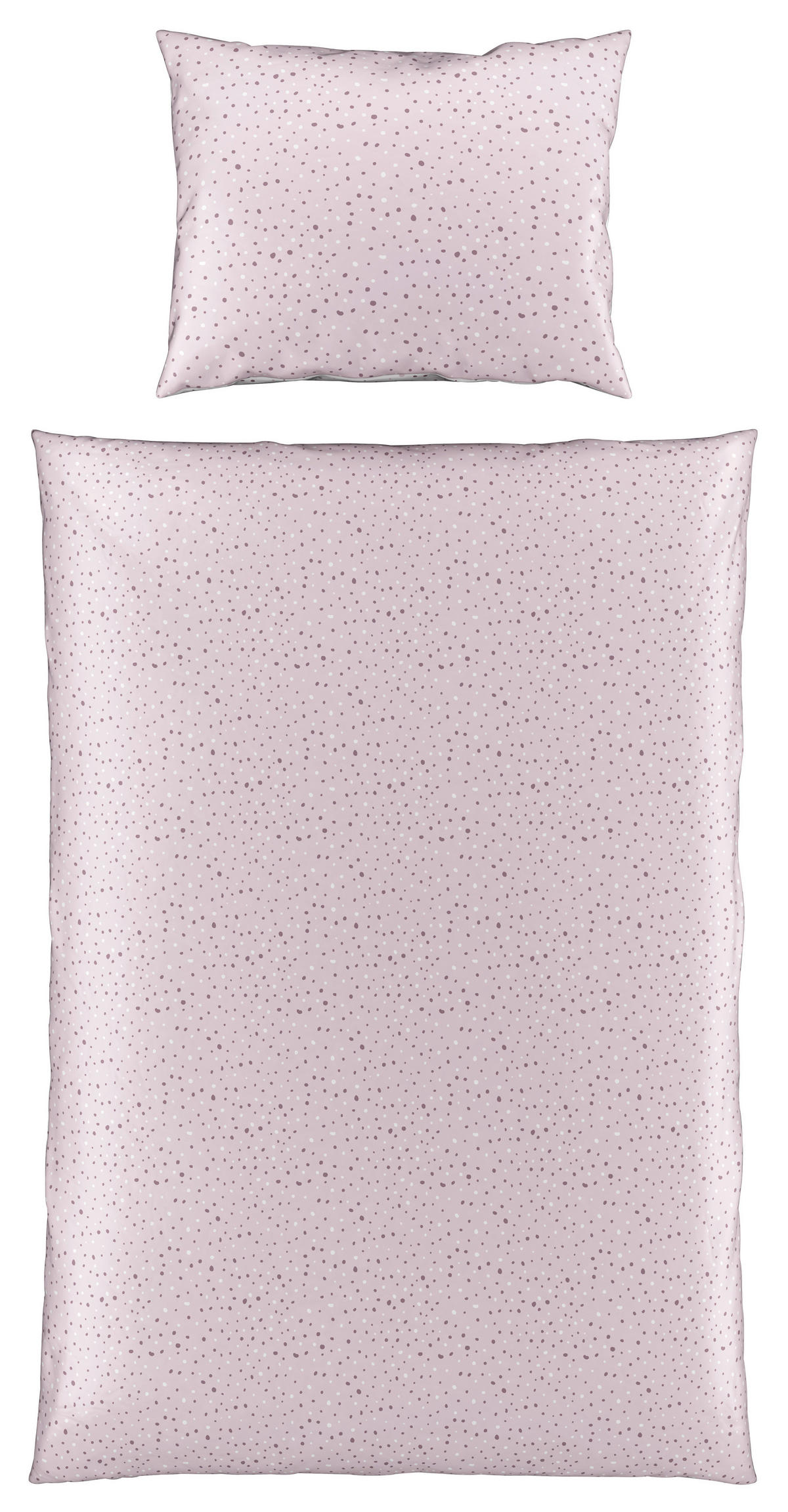 OBOJESTRANSKA POSTELJNINA HAVA 140/220 cm saten roza  - roza, Konvencionalno, tekstil (140/220cm) - Esposa
