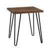 BEISTELLTISCH 49/49/55 cm Walnussfarben rechteckig  - Walnussfarben/Schwarz, Design, Papier/Holzwerkstoff (49/49/55cm) - MID.YOU