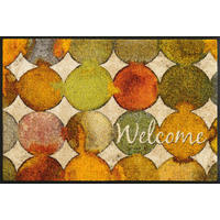 FUßMATTE 50/75 cm Charming Path  - Beige, Trend, Kunststoff/Textil (50/75cm) - wash+dry