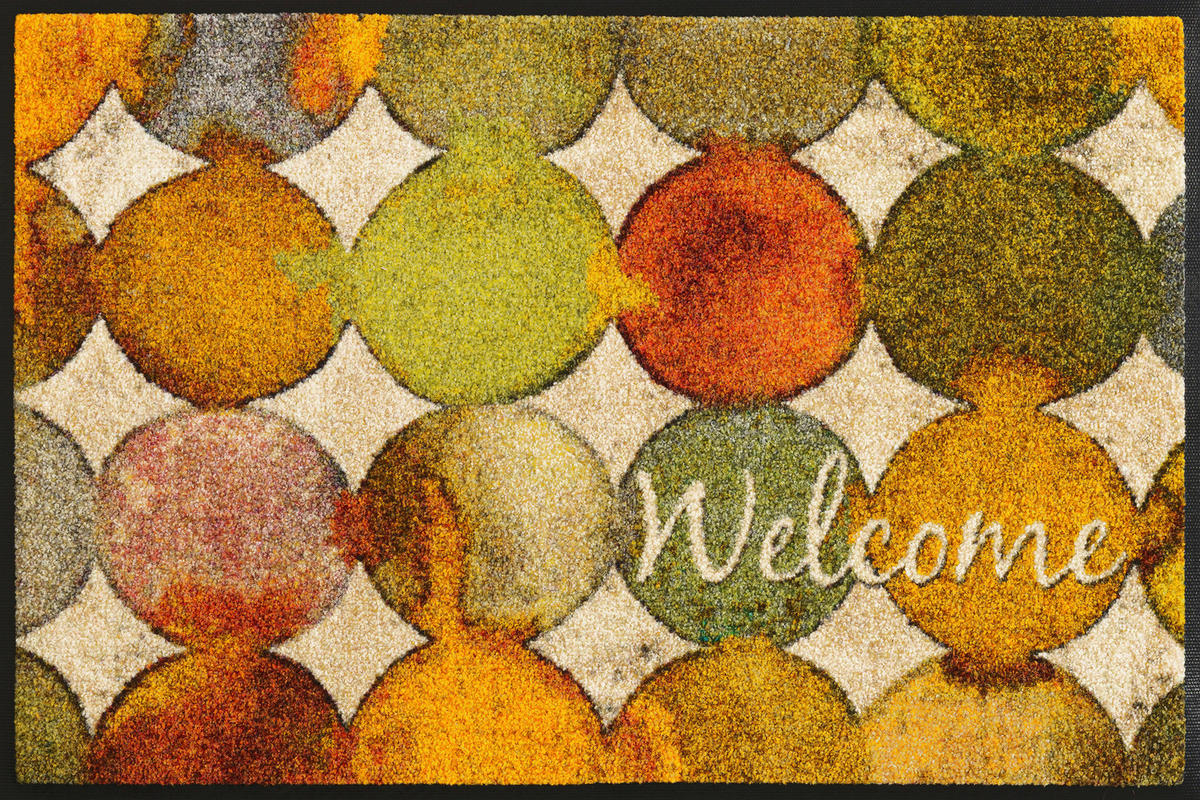 FUßMATTE 50/75 cm Charming Path  - Beige, Trend, Kunststoff/Textil (50/75cm) - wash+dry