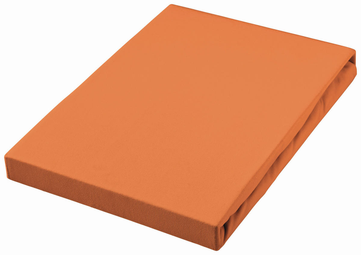 NAPENJALNA RJUHA ELASTO COMFORT 100/200 cm  - temno oranžna, Konvencionalno, tekstil (100/200cm) - Fleuresse