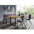 SITZBANK 200/85/60 cm in Eichefarben, Dunkelgrau - Eichefarben/Dunkelgrau, MODERN, Holz/Textil (200/85/60cm) - Venda SITZBANK 200/85/60 cm in Eichefarben, Dunkelgrau - Eichefarben/Dunkelgrau, MODERN, Holz/Textil (200/85/60cm) - Venda