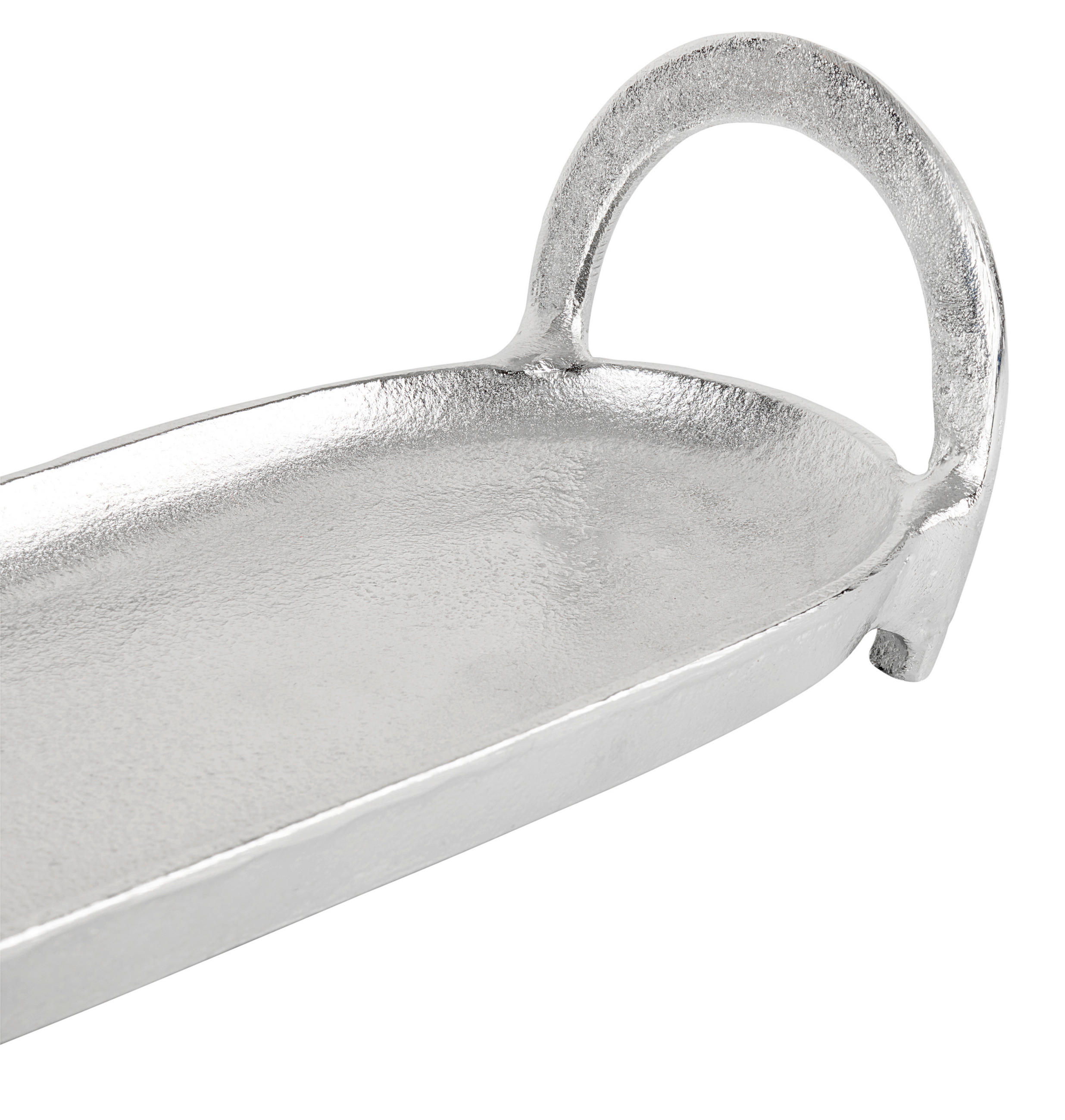 DEKORSKÅL    - nickelfärgad, Design, metall (65/13/8,5cm) - Ambia Home
