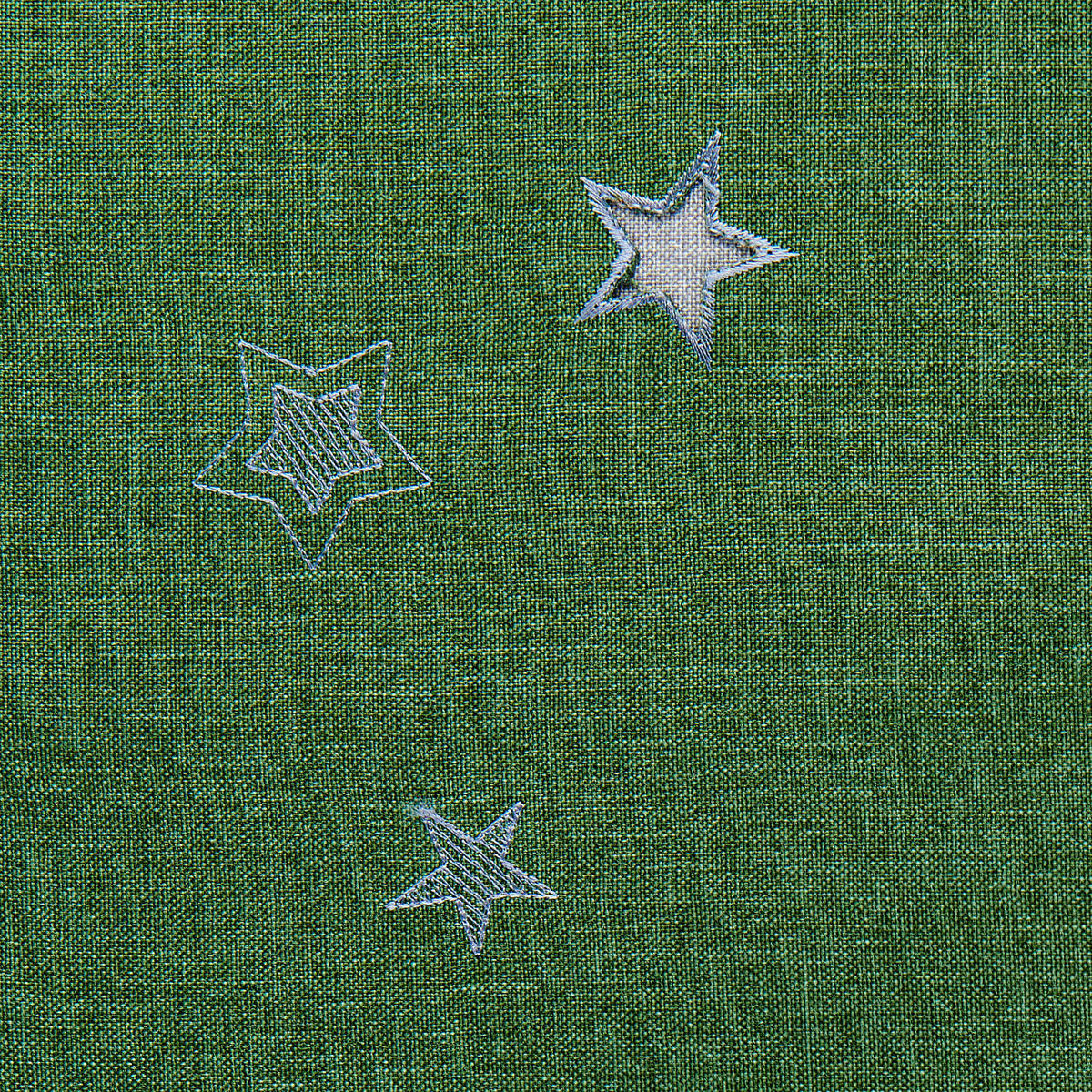 ÚZKY OBRUS, 40/25 cm, sivá, zelená - sivá/zelená, Basics, textil (40/25cm) - X-Mas