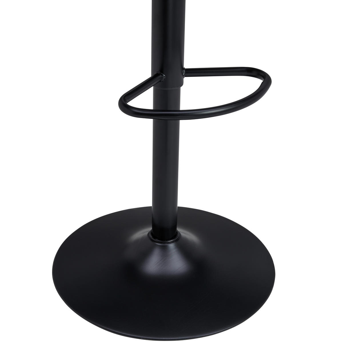 BARHOCKER in Schwarz, Beige  - Beige/Schwarz, MODERN, Textil/Metall (55/91.5-113/52cm) - Livetastic