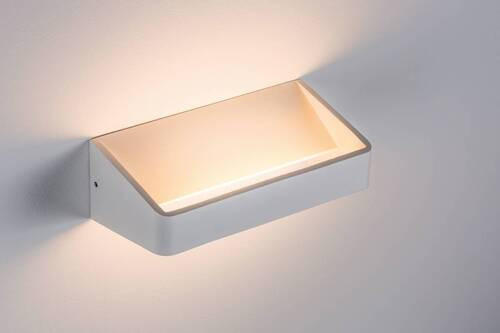 WANDLEUCHTE 10/7 cm   - Weiß, Design, Metall (10/7cm) - Paulmann