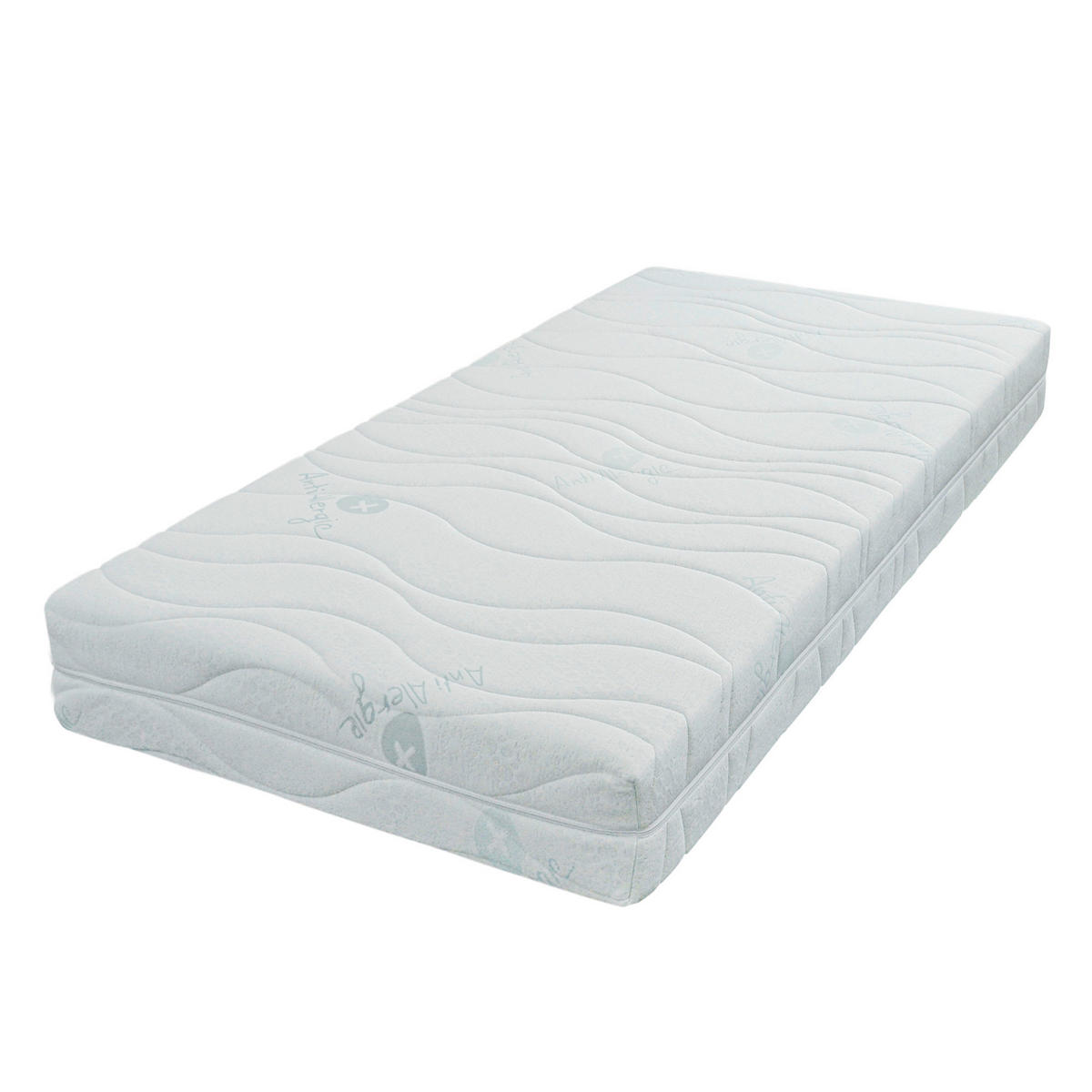 MATRACE Z PUR PĚNY, 90/200 cm - bílá, Basics, textil (90/200cm) - Sleeptex