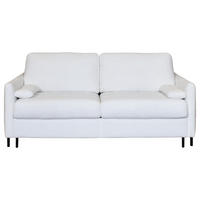 TROSJED drvo, metal, plastika, tekstil, drvni materijal  bijela    - bijela/crna, Moderno, drvni materijal/drvo (176/85/100cm)