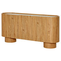 SIDEBOARD 160/74/38 cm  in Weiss, Eichefarben  - Weiss/Eichefarben, Modern, Holzwerkstoff (160/74/38cm) - Livetastic