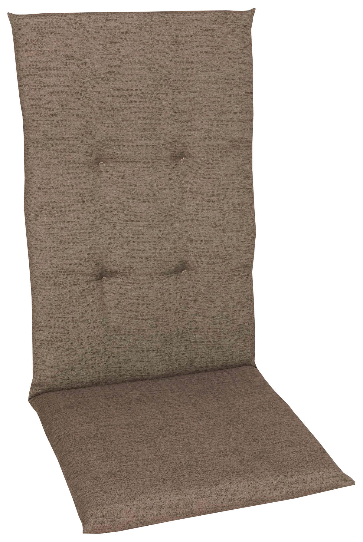 SESSELAUFLAGE in Braun Uni  - Braun, Basics, Textil (48/5/108cm)